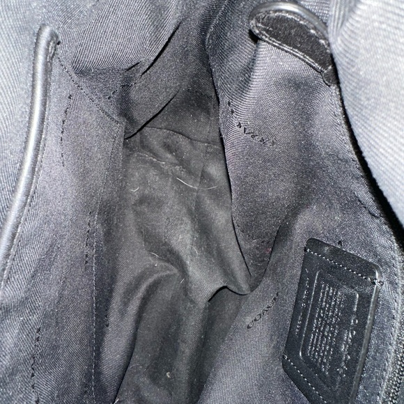 Coach Signature Dufflette in Black Smoke/Black with Coach Tag - Picture 15 of 15